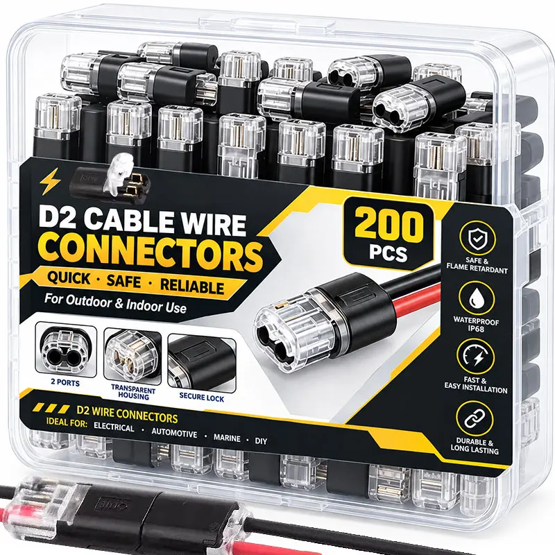 Quick Practical Compact Wire Connector 24 18 AWG Wiring Easy Install Electrical Terminal Block 300V Electrical Wire Connectors