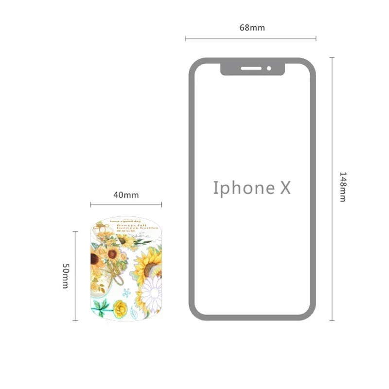 1Roll Romanti Dekoracyjne brązujące różowe gwiazdki Kartki samoprzylepne Taśma do scrapbookingu Złote kwiaty Naklejki Laserowe 30CM Wodoodporne