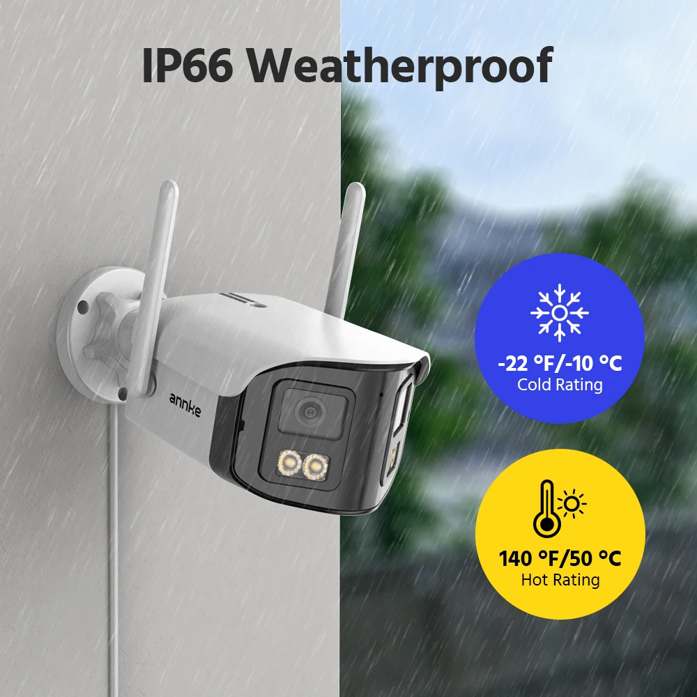 ANNKE surveillance camera installation