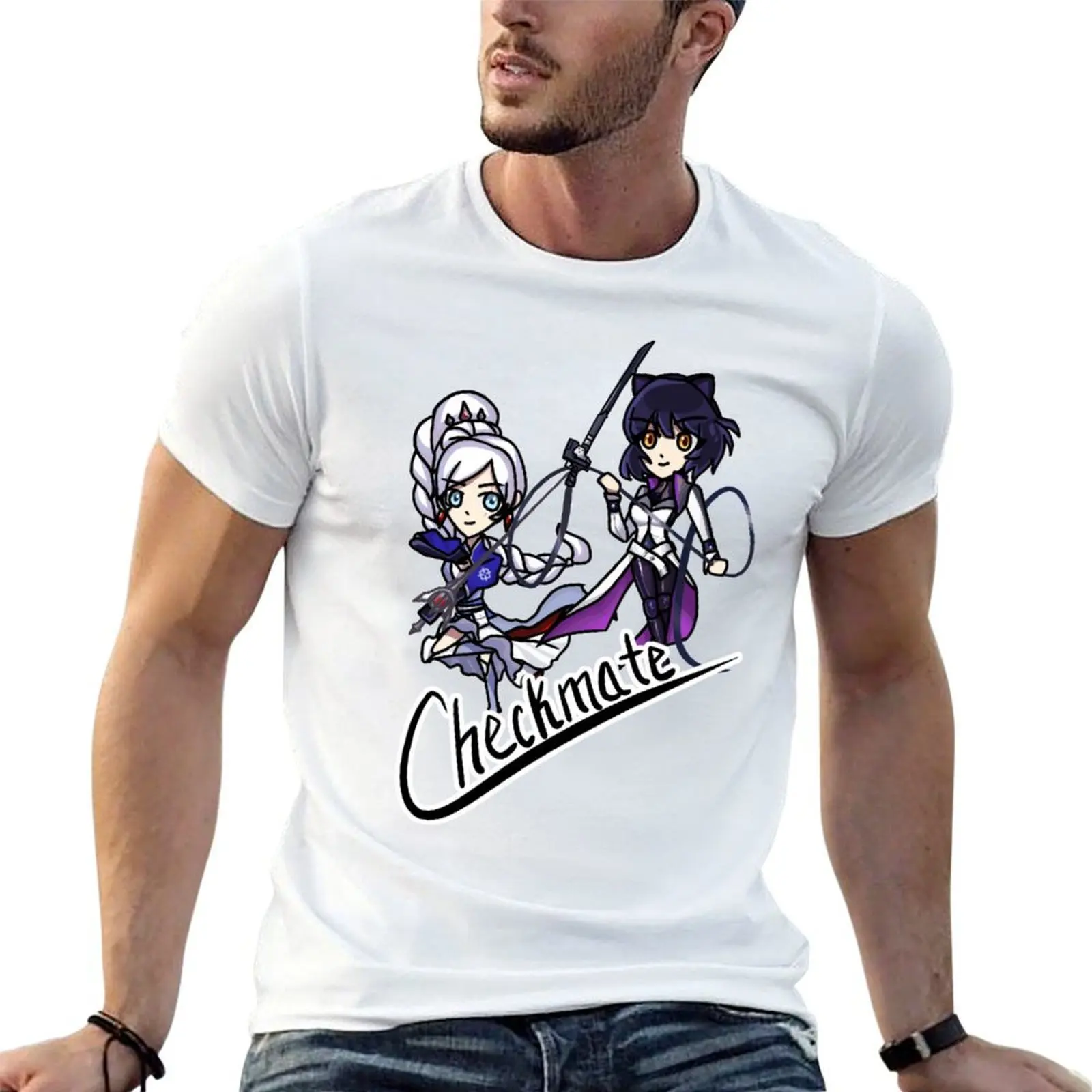 Checkmate T-Shirt essential t shirt man graphic t shirt t shirts for man pack cotton T-shirt