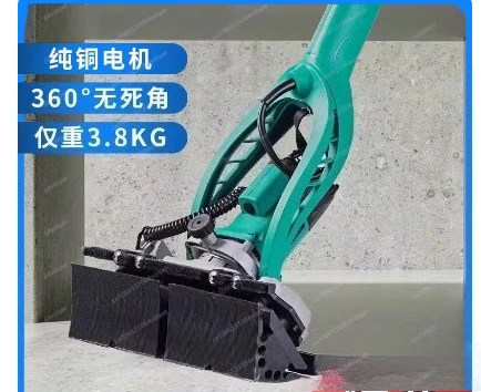 Long Reach Triangle Sander Wall Internal Grinder Polishing Tools with Long Handle Variable Speed Drywall Corner Sander
