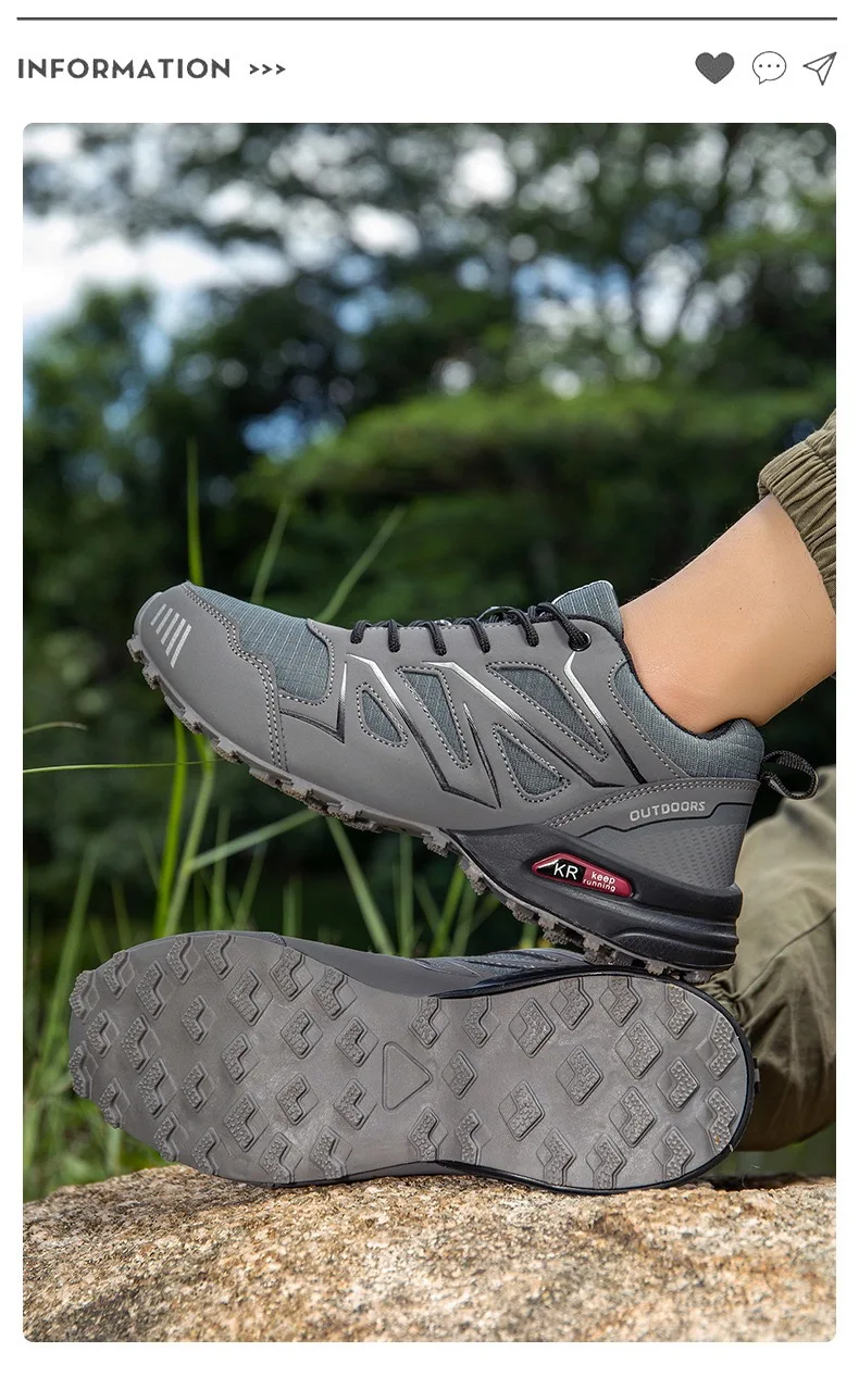Lockless Fahrradschuhe für Herren, rutschfeste Outdoor-Mountain-Cross-Country-Wanderschuhe, atmungsaktive Sportschuhe, Rennradschuhe – Detail 20