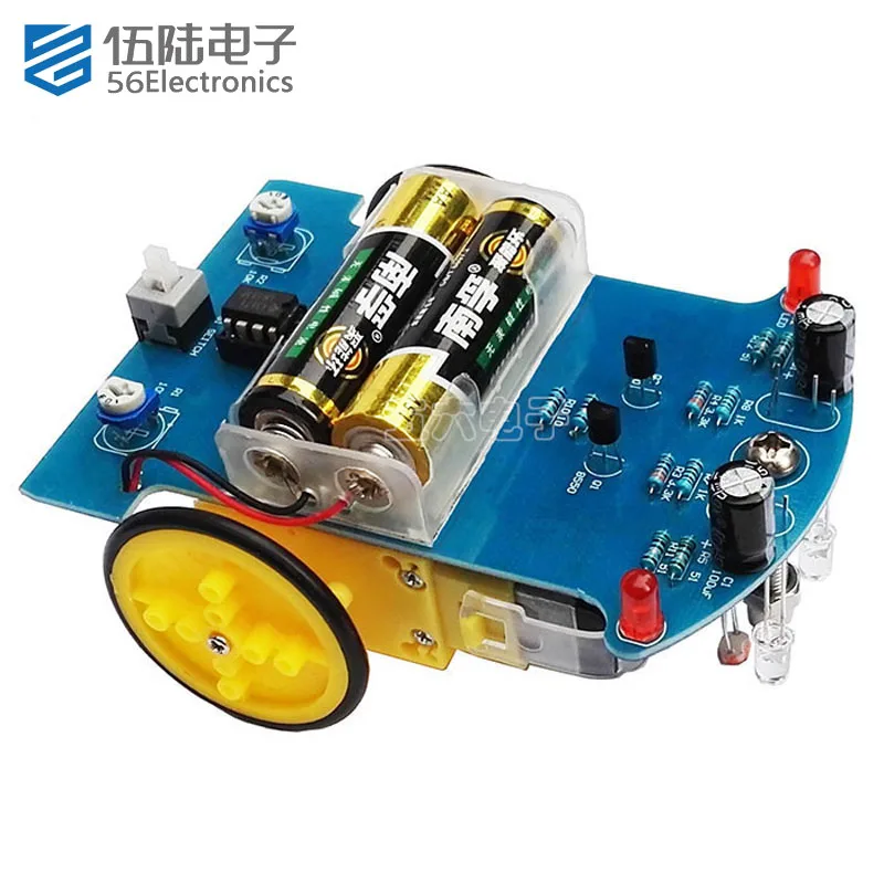 Smart Robot Car DIY Kits D2-1 Intelligent Tracking Line Automobile Parts Electronic Toy Spart Parts