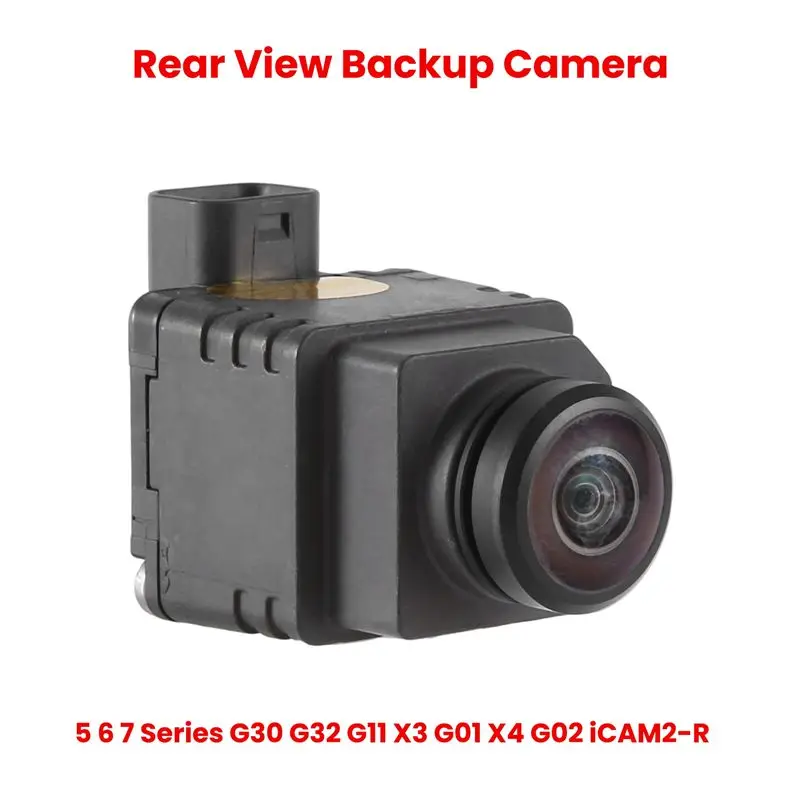 1 Piece Car Rear View Backup Camera 173884-10 Car Accessories Black For BMW 5 6 7 Series G30 G32 G11 X3 G01 X4 G02 ICAM2-R