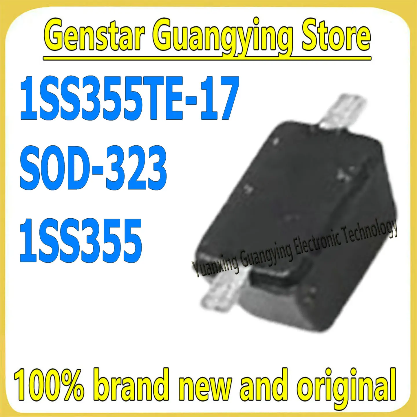 (50 pieces) 1SS355TE-17 1SS355 TE-17 1SS355VMTE-17 Marking: A6 SOD-323 80V/100mA SMD Switching Diode 100% Brand New and Original