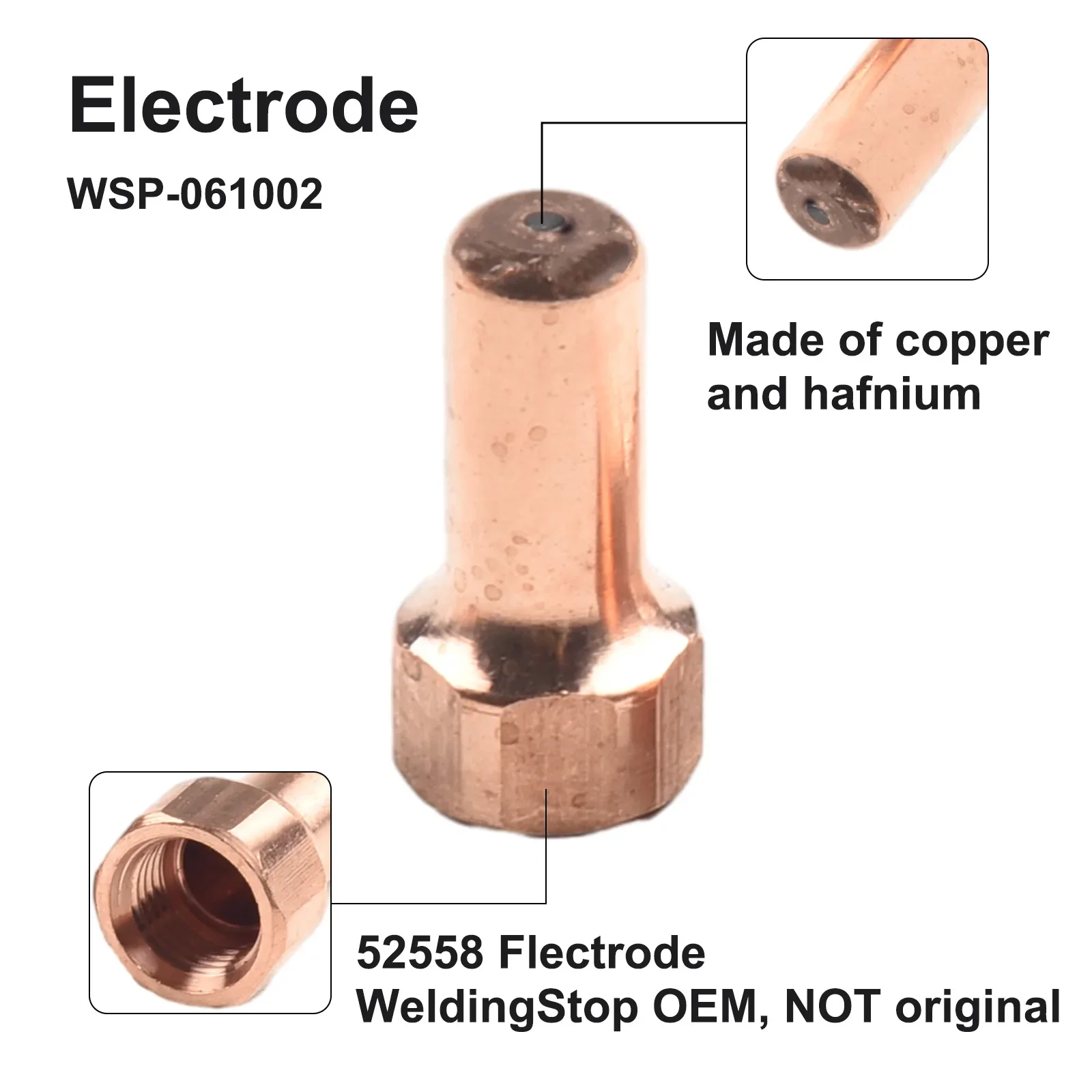 60 stücke PT-80 pt80 IPT-80 Plasmas ch neider Brenner elektrode 1,2mm 1,0mm 1,1mm Spitzen 51311,12 Plasmas ch neider Verbrauchs materialien Schweißen