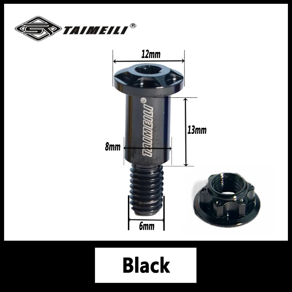TAIMEILI 1pcsTitanium alloy pedal motorcycle drum brake horn screw drum brake screw
