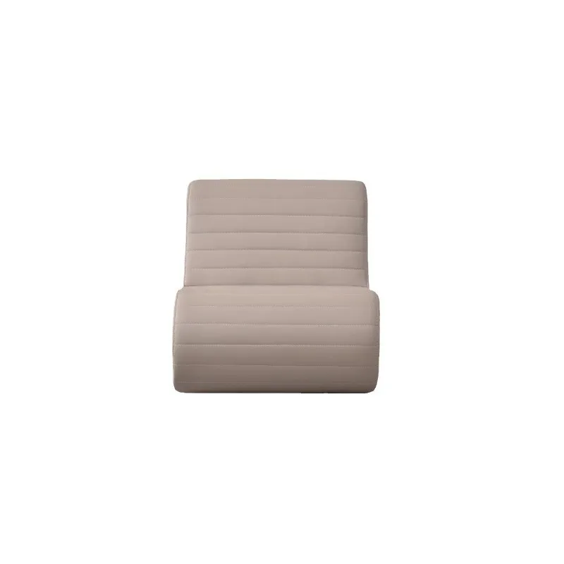 Bauhaus Style Light French Vintage Sand Black Leather Module Small Apartment Caterpillar Lazy Armrest Combo Sofa