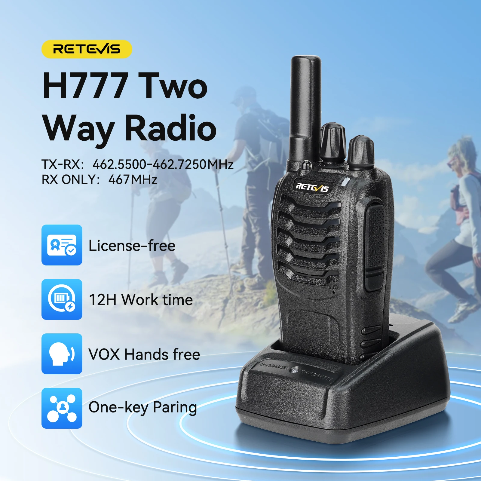 retevis-h777-walkie-talkie-portable-frs-two-way-radio-1000mah-battery-vox-hands-free-rechargeable-walkie-talkie-for-camping
