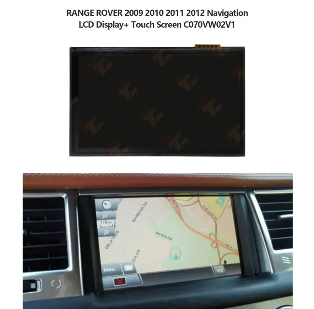 Navigation LCD Display For RANGE ROVER 2009 2010 2011 2012 With Touch Screen C070VW02V1