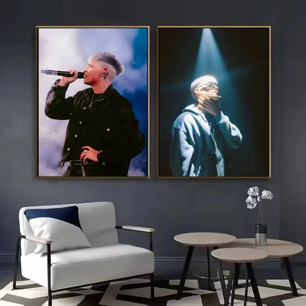 شعبية المغني الموسيقار K-kidd الفودو المشارك عالية الجودة النوم غرفة المعيشة الجمالية الجدار الديكور اللوحة ملصقات هدية