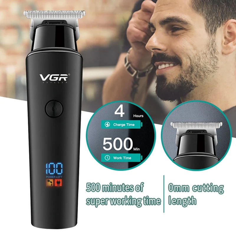 

V-937 Профессиональная машинка для стрижки волос Перезаряжаемый триммер для волос Бритва Триммер для бороды для мужчин Машинка для стрижки волос Парикмахерская стрижка