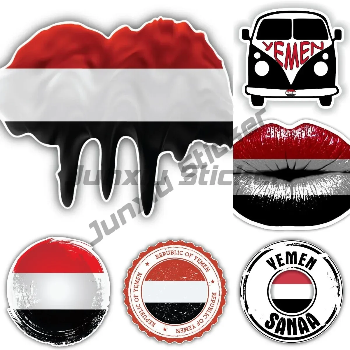 

Sana'a Yemen World Flag Badge National Flag Map National Badge Car Bumper Sticker Decal