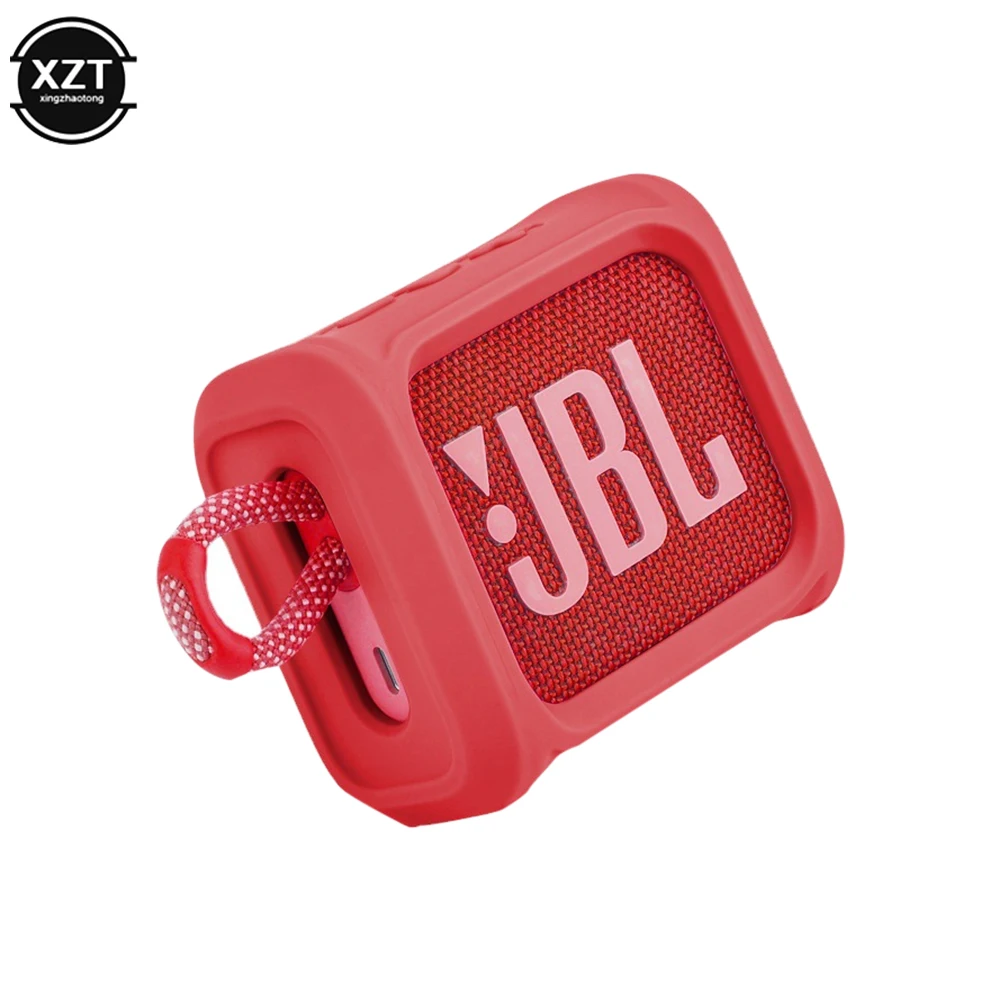 Bluetooth Speaker Case Cover Inch Protective Mesh Net Metal Grilles Enclosure Silicone protection Portable Frame For JBL GO3