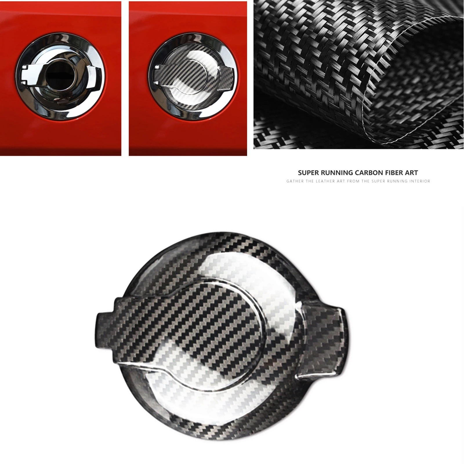 

Углеродное волокно, внешняя наклейка на масляный топливный бак автомобиля, крышка бензобака, накладка для Dodge Challenger 2009-2020 SRT 2008-2020