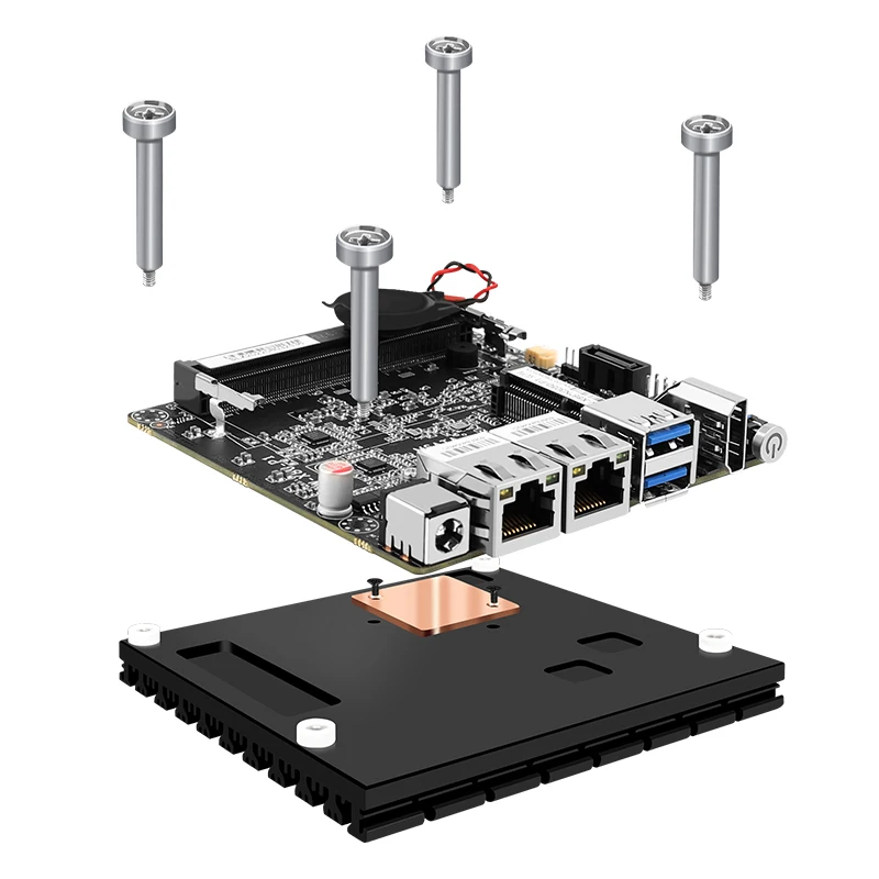 Development Version X86-P1 Soft Routing N3050/N3160/N3700 Mini Host 6W Low Power Quad-Core Four-Thread MiniPC