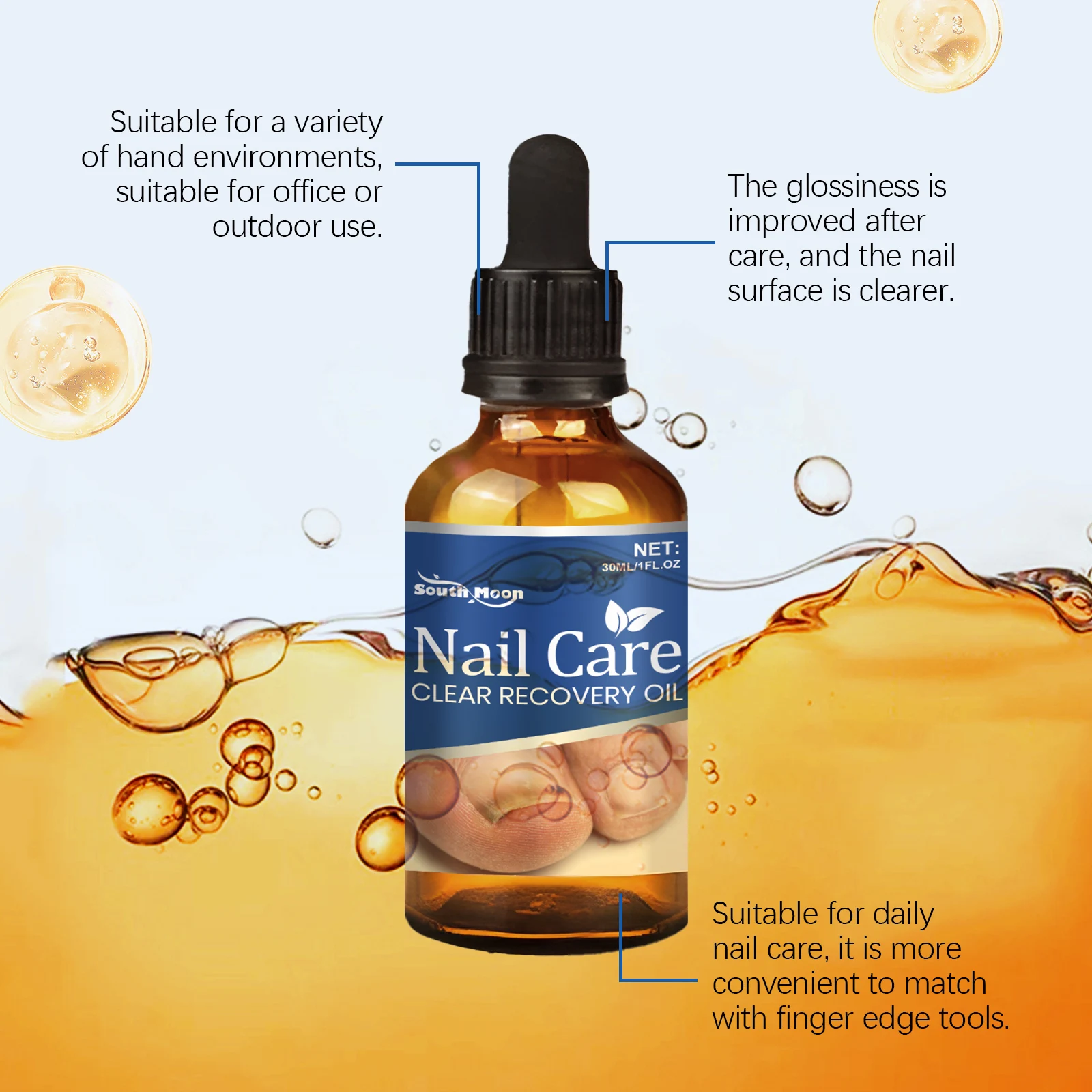 Nail Fungal Treatment Essence Oil Foot Toe Nail Fungus Removal Serum 7 Days Repair Onychomycosi Anti Infection Nail Care Product