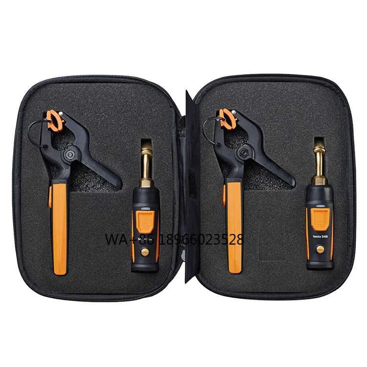 

TESTO Smart Probes AC & Refrigeration Test Kit Testo115i Clamp Thermometer And Testo549i Pressure Gauge Operated Via Smartphone