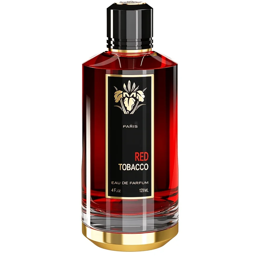 Charming perfume Manceraa Red Tobacco Unisex Perfume, Spicy Woody Scent, 4oz/120ml, Long-lasting fragrance, Premium red perfume, Suitable for various occasions, Great gift choice view 4