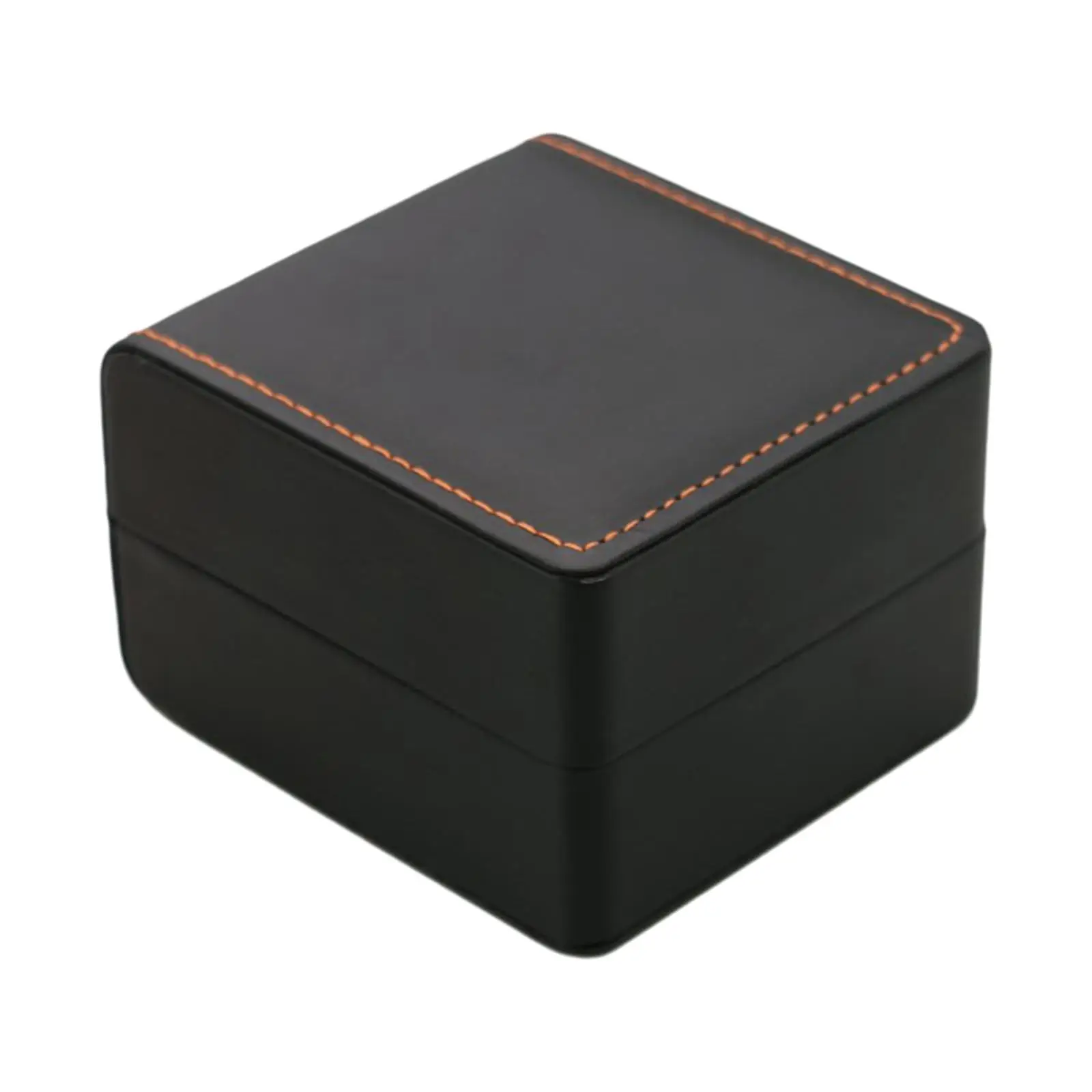 Single Watch Storage Box Portable for Men PU Leather Premium Elegant Lightweight Multipurpose Jewelry Organizer Case Watch Box