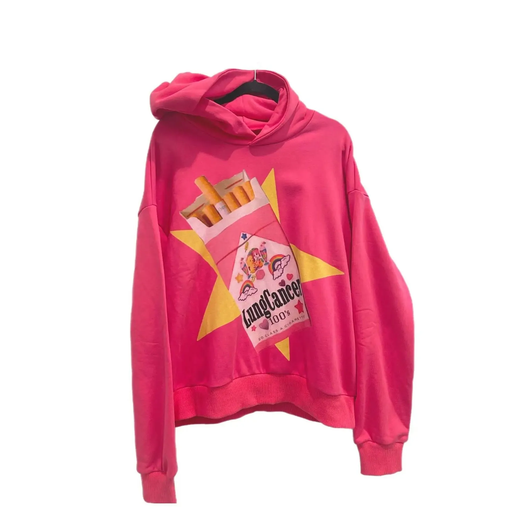 

Женские худи Drolandmiller в стиле панк, топы, коллекция Весна 2026, из других материалов, 00% комплект, Unge Swe