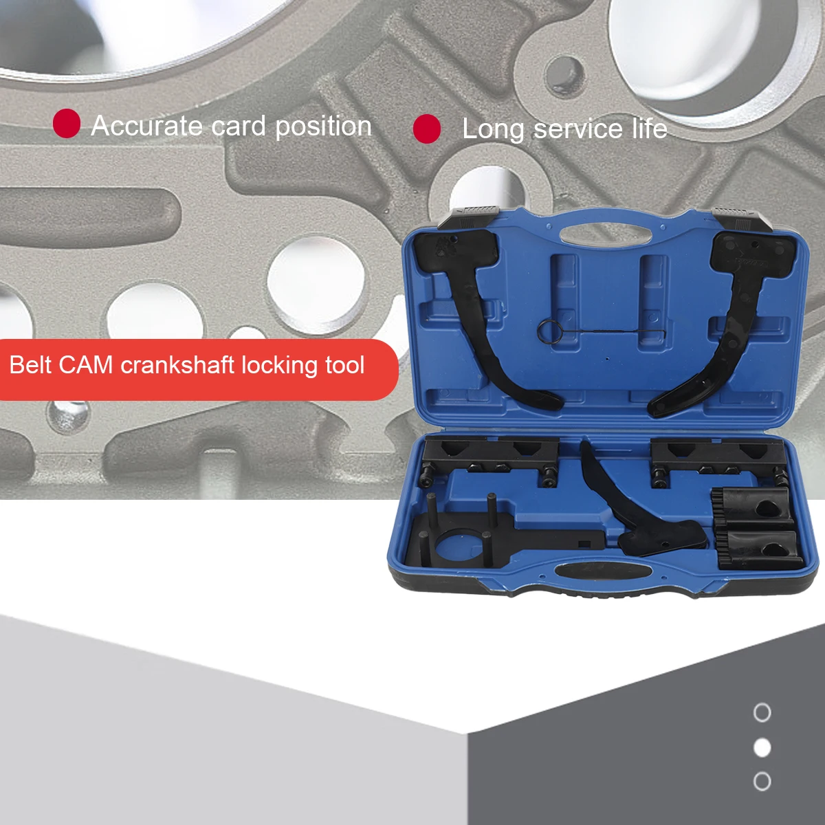 عمود الحدبات فيزر توقيت سلسلة أداة عمود الحدبات عقد أداة العمود المرفقي بكرة وجع متوافق مع جيب كرايسلر دودج 3.6L 10200