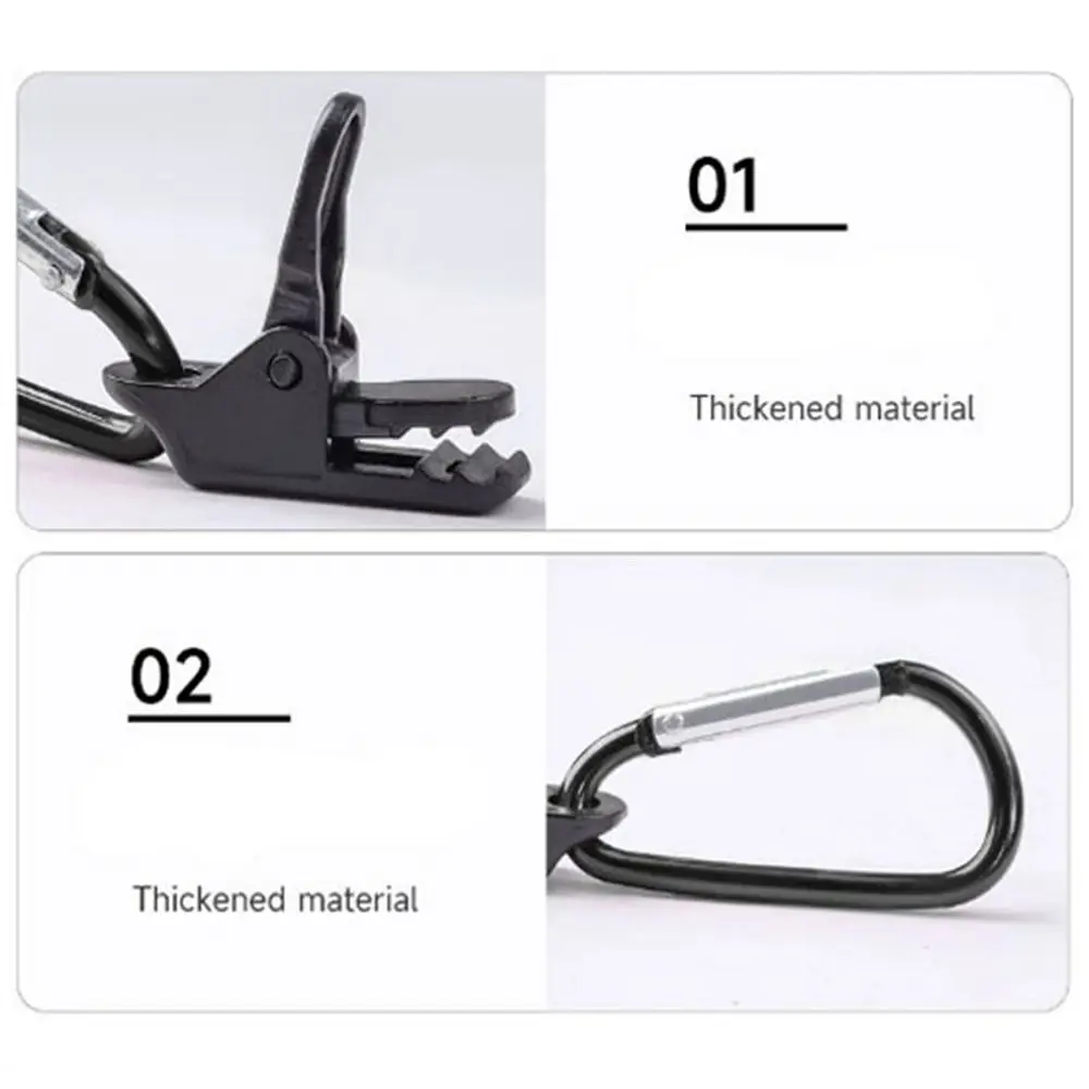

New Plastic Windproof Clamp Set Multicolors EDC Toos Awning Tarp Fixed Buckle Tent Hooks Outdoor Camping Accessories