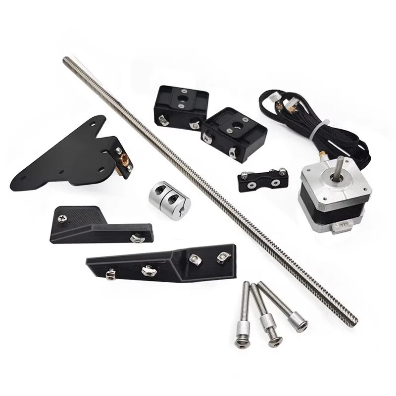 3D Printer Parts for Ender 3 Dual Z Axis Upgrade Rod Kit With Stepper Motor for Ender 3 3 Pro Ender3 V2 3D Printer Screw Rod Kit