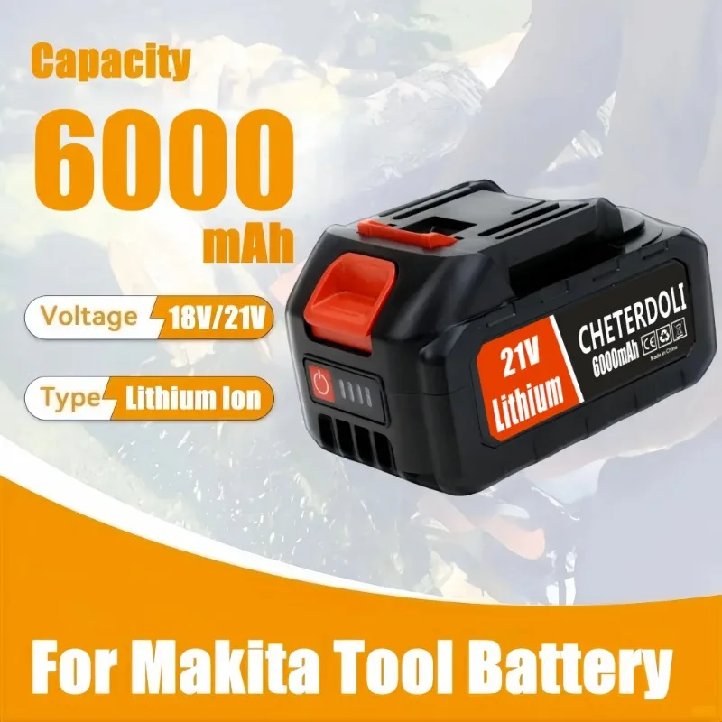 

For Makita 21V 18V 18650 Lithium Battery 3000-9000mAh Compatible with BL1850B BL1840B BL1440 BL1830B BL1415