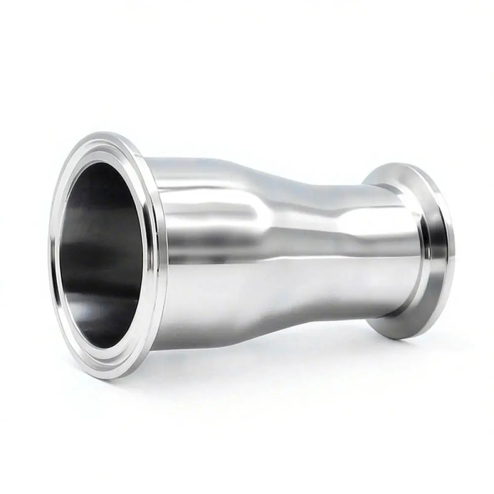 316L Stainless Steel Sanitary Tri Clamp Reducer Fitting Concentric Connector For Yonge Industrial Piping Solution