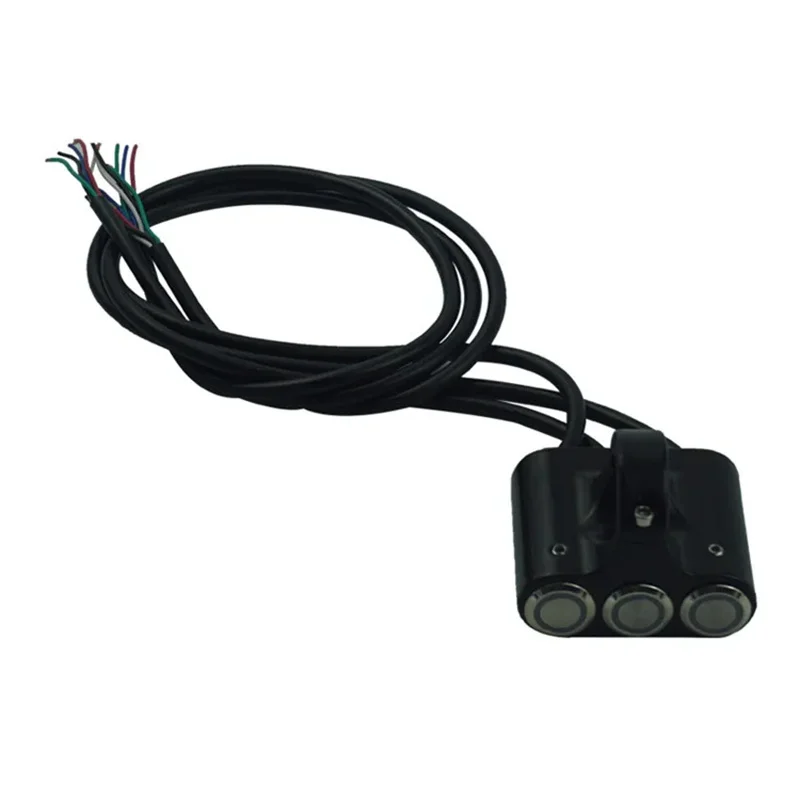 Motorcycle Switches 22mm Handlebar Mount Headlight Hazard Fog Light ON-OFF Button Switch With Indicator Light