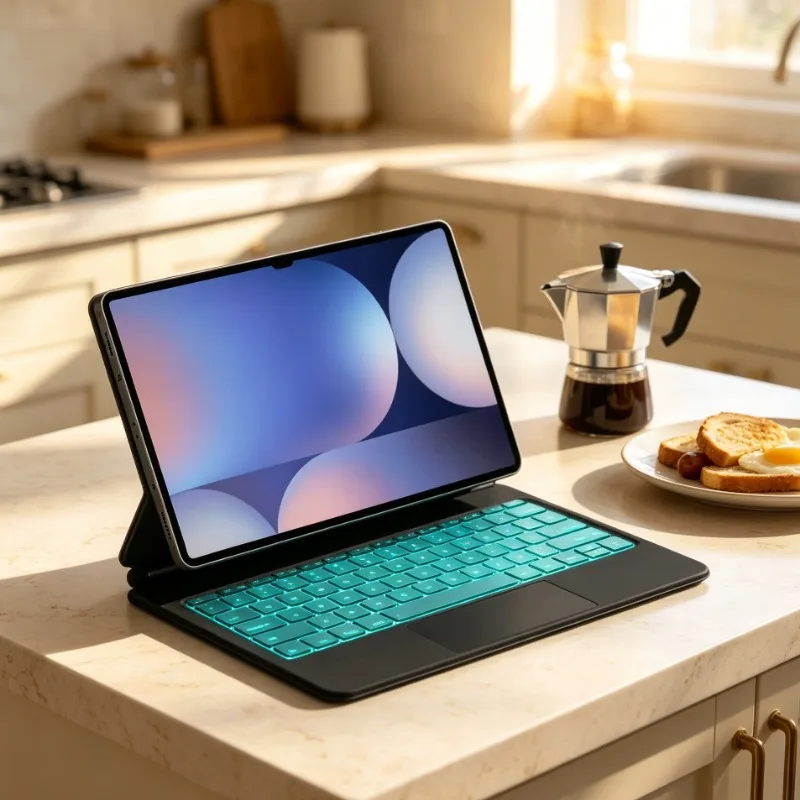 Touchpad Keyboard Case Compatible with Samsung Tab SM-X920 SM-X910 SM-X900 14.6