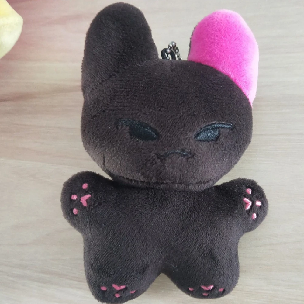 10CM ITZY Doll portachiavi Kpop idoli Yeji animali Kitty Cartoon Cute Soft Short peluche bambola ciondolo accessori portachiavi fan regalo