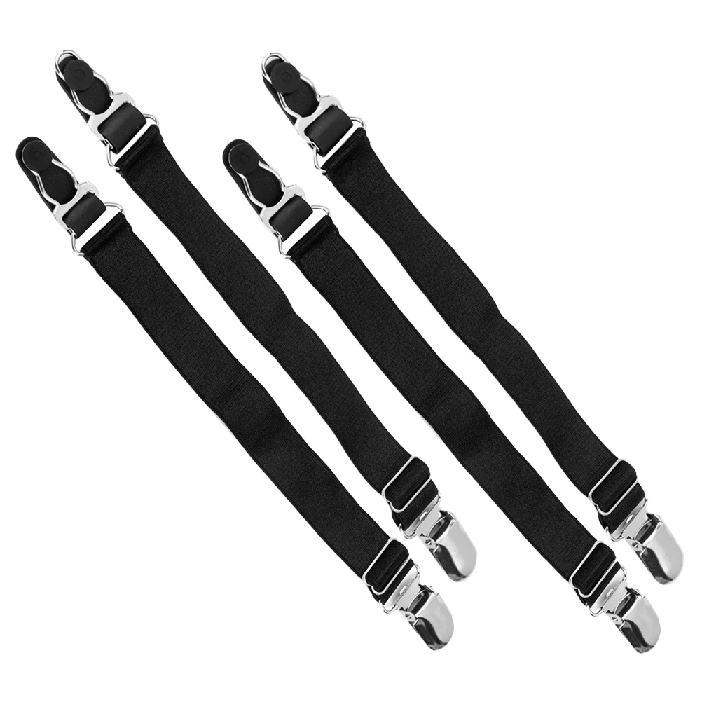 

2Pair Metal Garter Clips Adjustable Stocking Clip Garters for Women Non-Slip Design Ideal for Socks Hosiery Organization Stylish