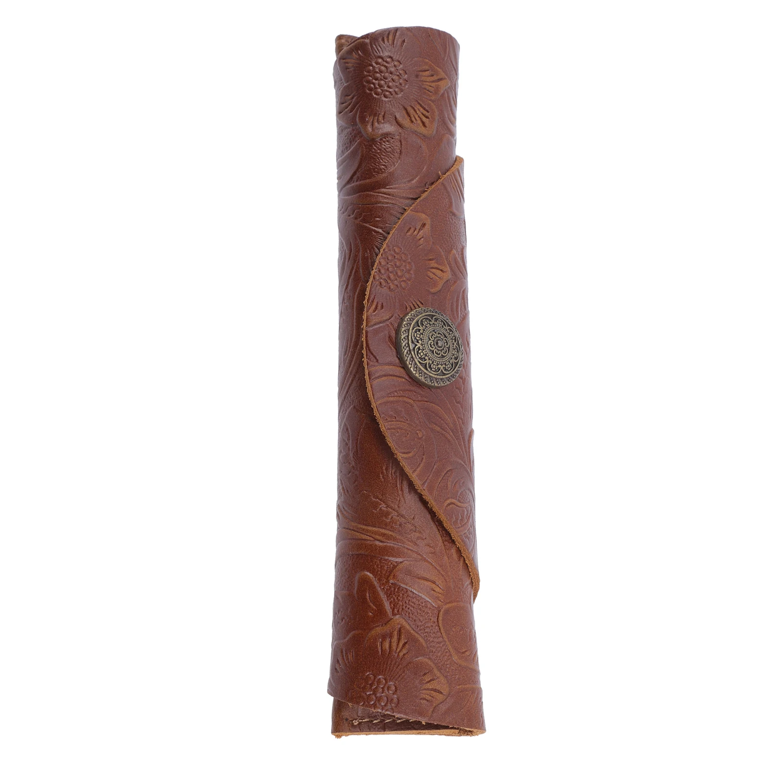 

Retro Bag Pocket Pen Protector Single Coffee Protective Holders