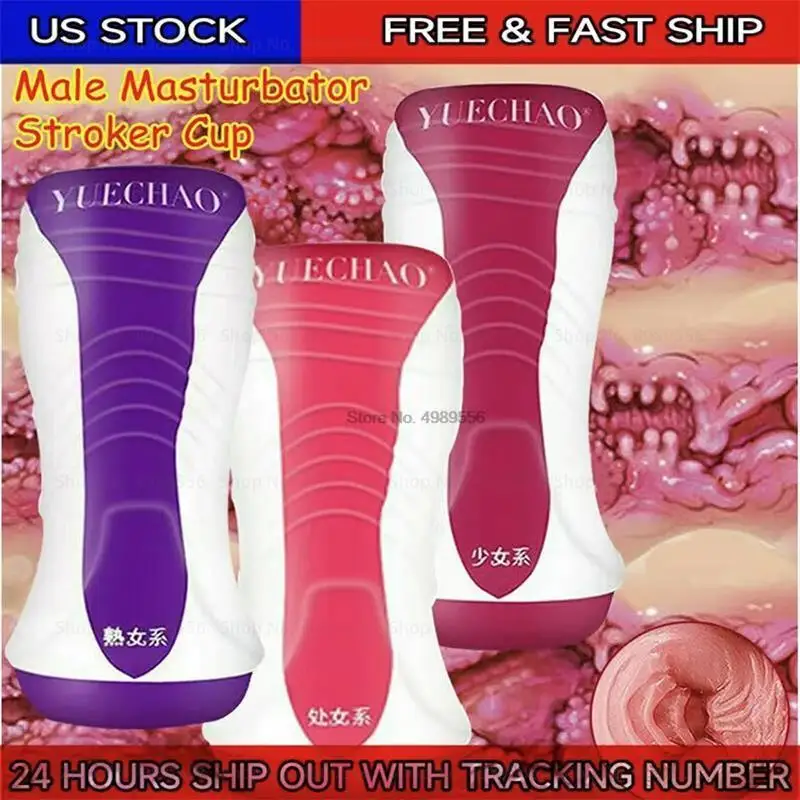 Sex​ Toy For A Men 18 Pocket Pusssy Silicone Vaginal Anal Anime Male Masturbator Cup TPE Realistic Vagina Adult Supplies Toys