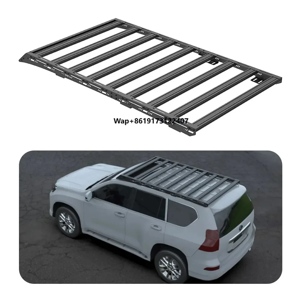 

Premium Roof Rack Basket | Heavy-duty Roof Platform for Extra Cargo Space