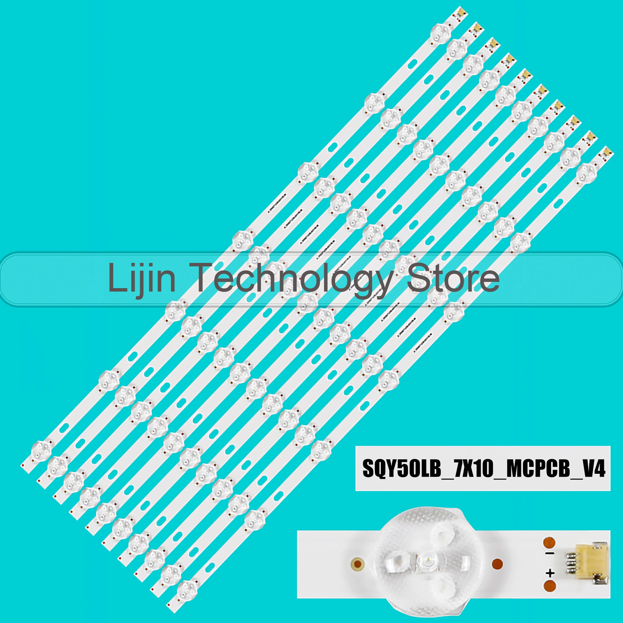 LED BackLight Strip For SQY50LB LFS5005 Si50FS Plded5069 V500HJ1-PE8 C7 V500DJ5-QS1R XJ50D07-ZC14F-03 50U2 50U2S