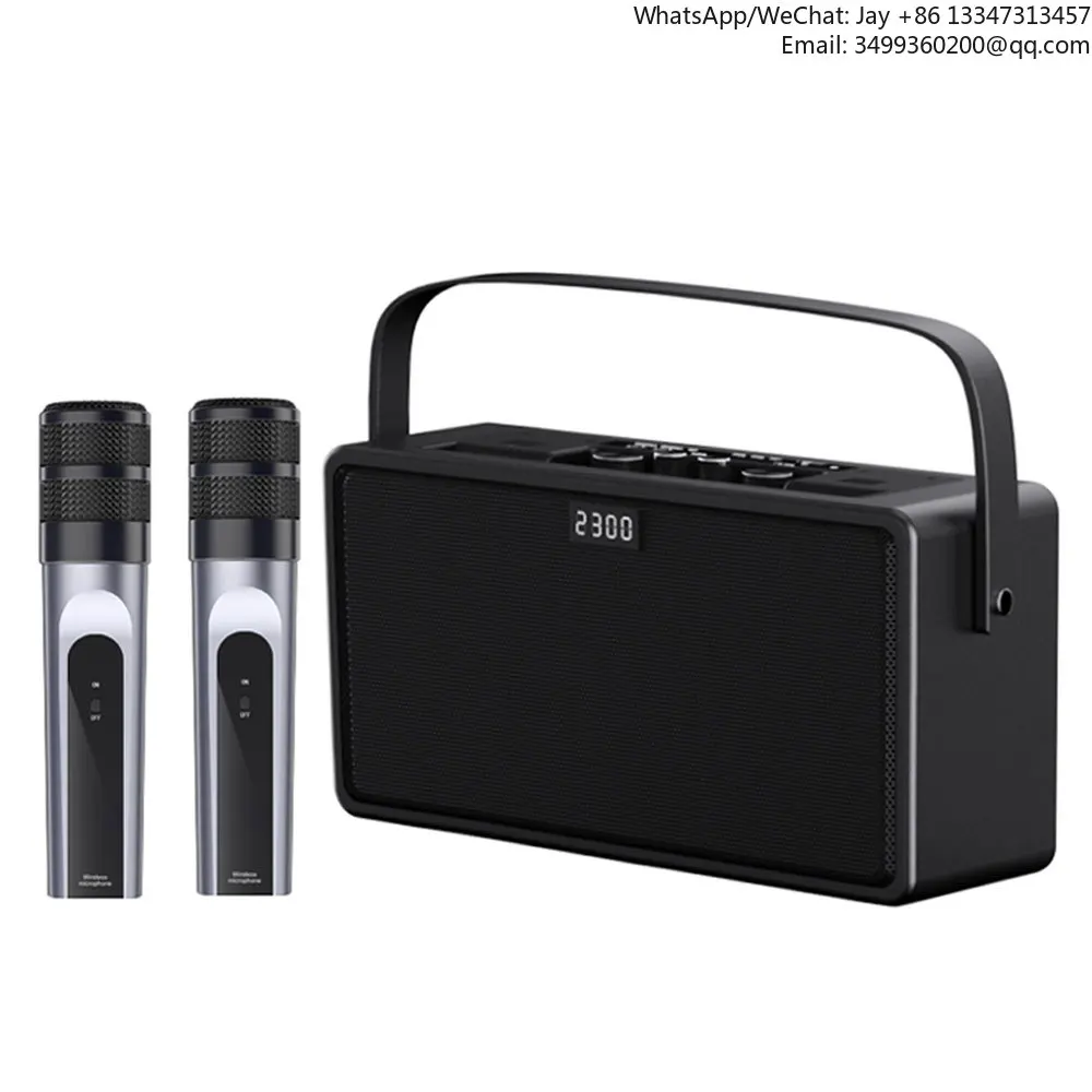 

Портативный караоке-усилитель 60 Вт, Hi-Fi система для домашнего кинотеатра, колонка с поддержкой прямой трансляции