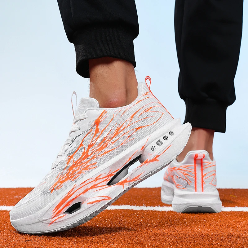 Unisex Running Shoes Women Carbon Board Speciality Marathon Shoes Men Sports Breathable Lightweight Technology Running Sneakers