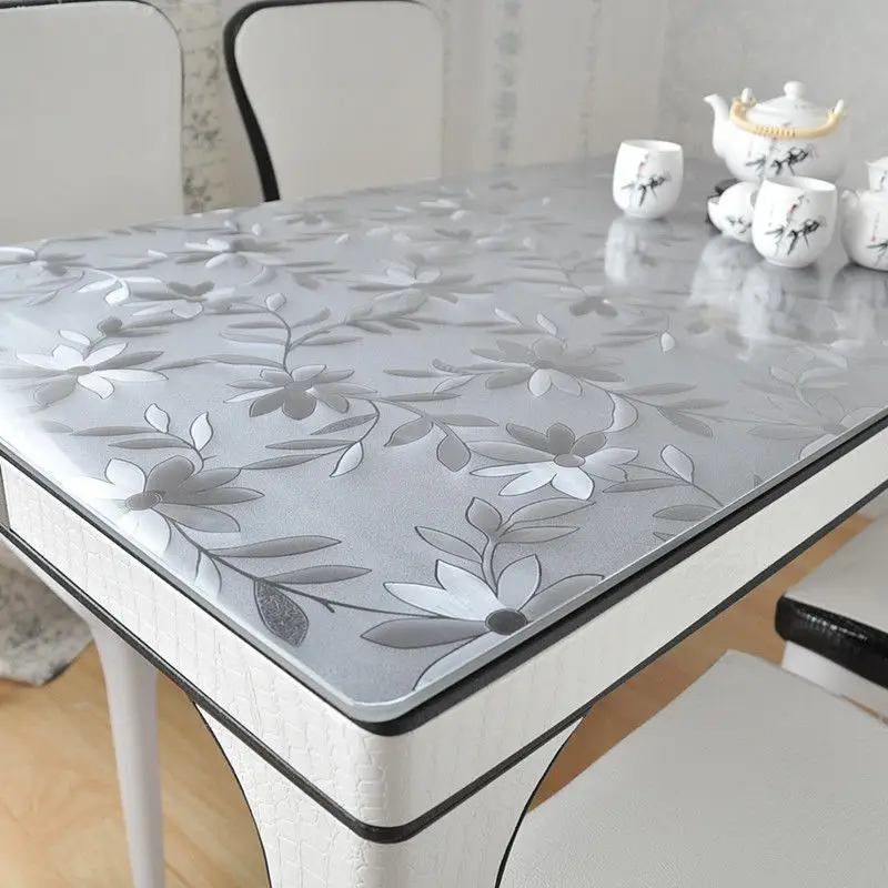 

Transparent Soft Glass Plastic PVC Tablecloth