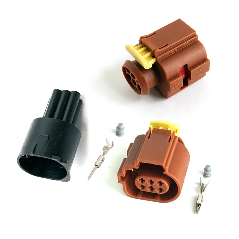 1 Juego de conectores impermeables de 6 pines para coche, enchufe 284716-3 para válvula EGR/válvula de recirculación de gases de escape de motor de vehículos JAC Hyundai Kia