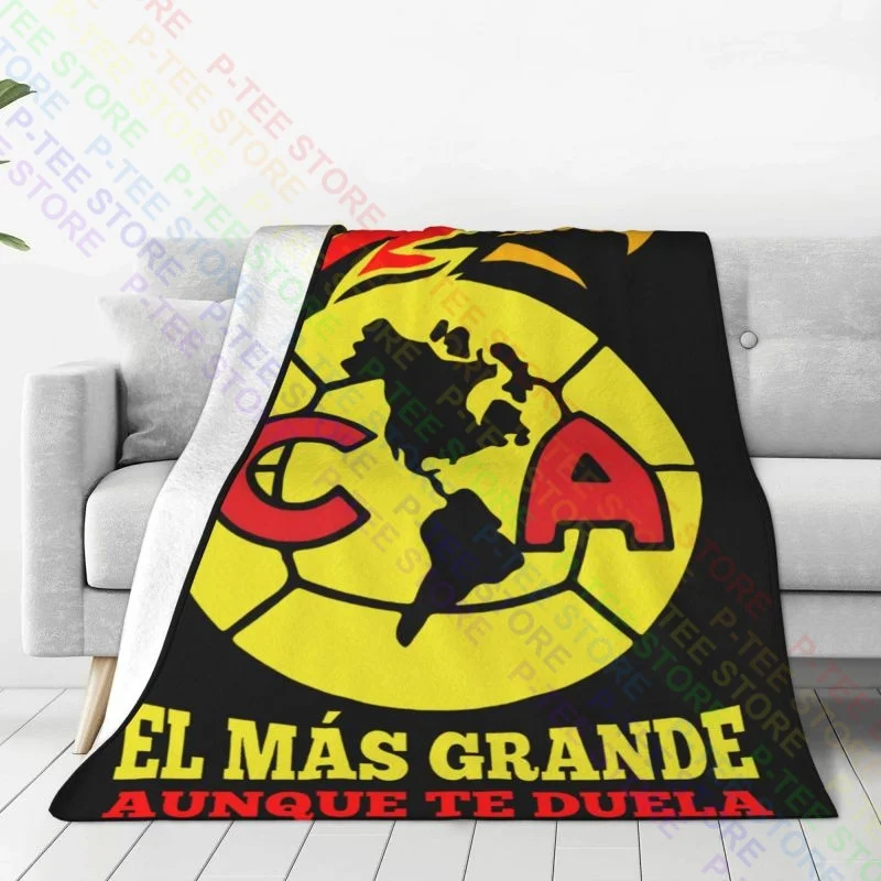 Club America Mexico Aguilas Soccer Blanket Plush New Style Super Soft Bedding Supply Home Decotation