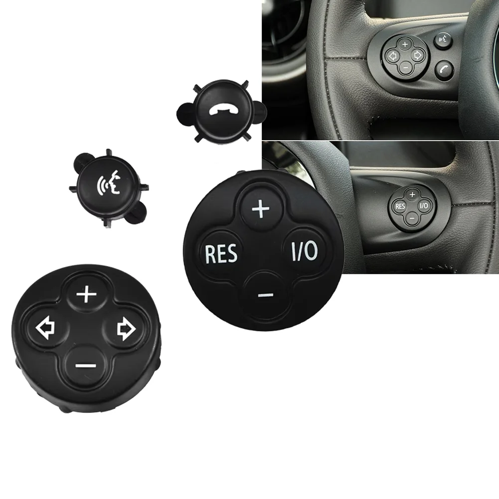 Steering Wheel Volume Control Switch Cover For MINI For Cooper R55 R56 R57 R58 R59 R60 R61 Clubman Countryman For Roadster 2007-