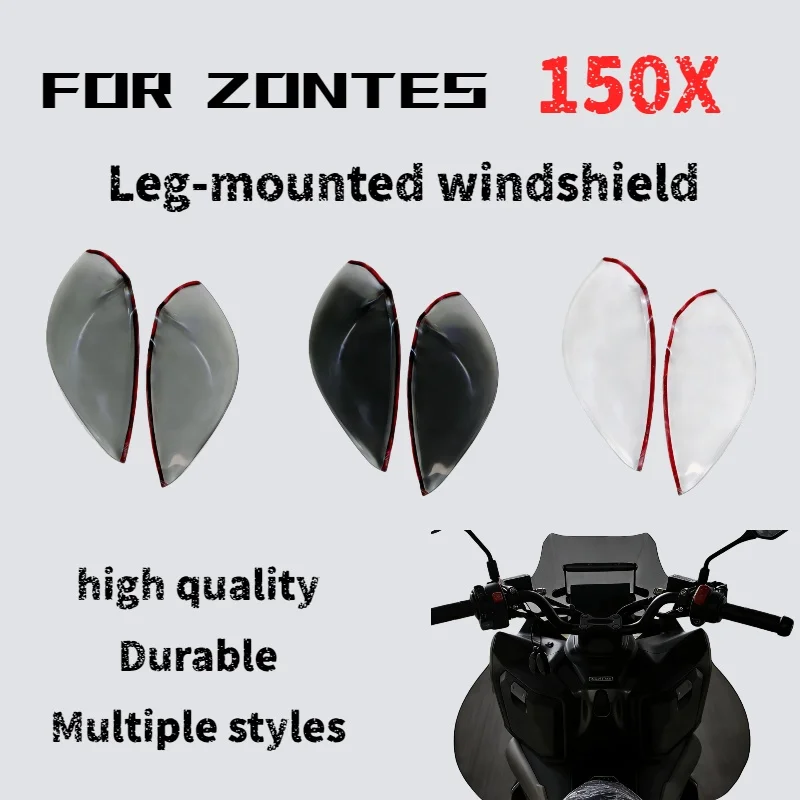 For ZONTES 150X, dedicated leg windshield/side windshield, motorcycle modification parts.