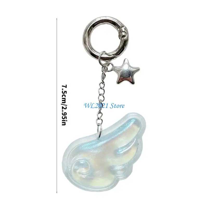 G5GC Angel Wing Charm keychain acrylic acrylic arcoration decoration digoration daily user