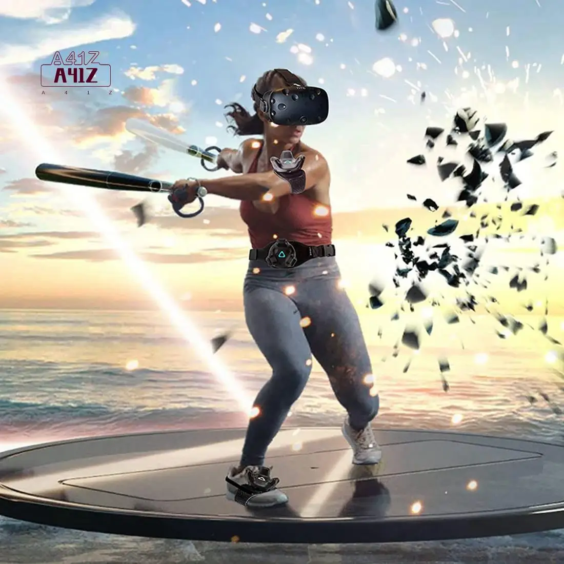 

A41Z-Vive Tracker Belt Vive Tracker Straps For HTC Vive System Tracker Pucks,Full Body Tracking Structure And Upgrade