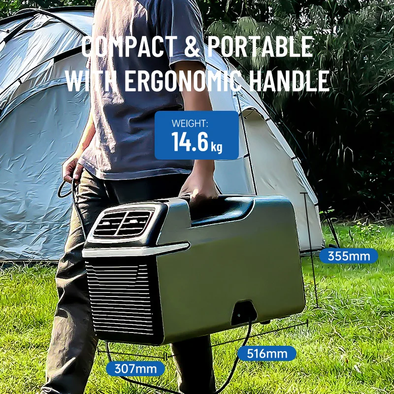 

4000 BTU Portable Air Conditioner Mini AC for Caravan Travel Home Camping RV - EU/US Standard Stand