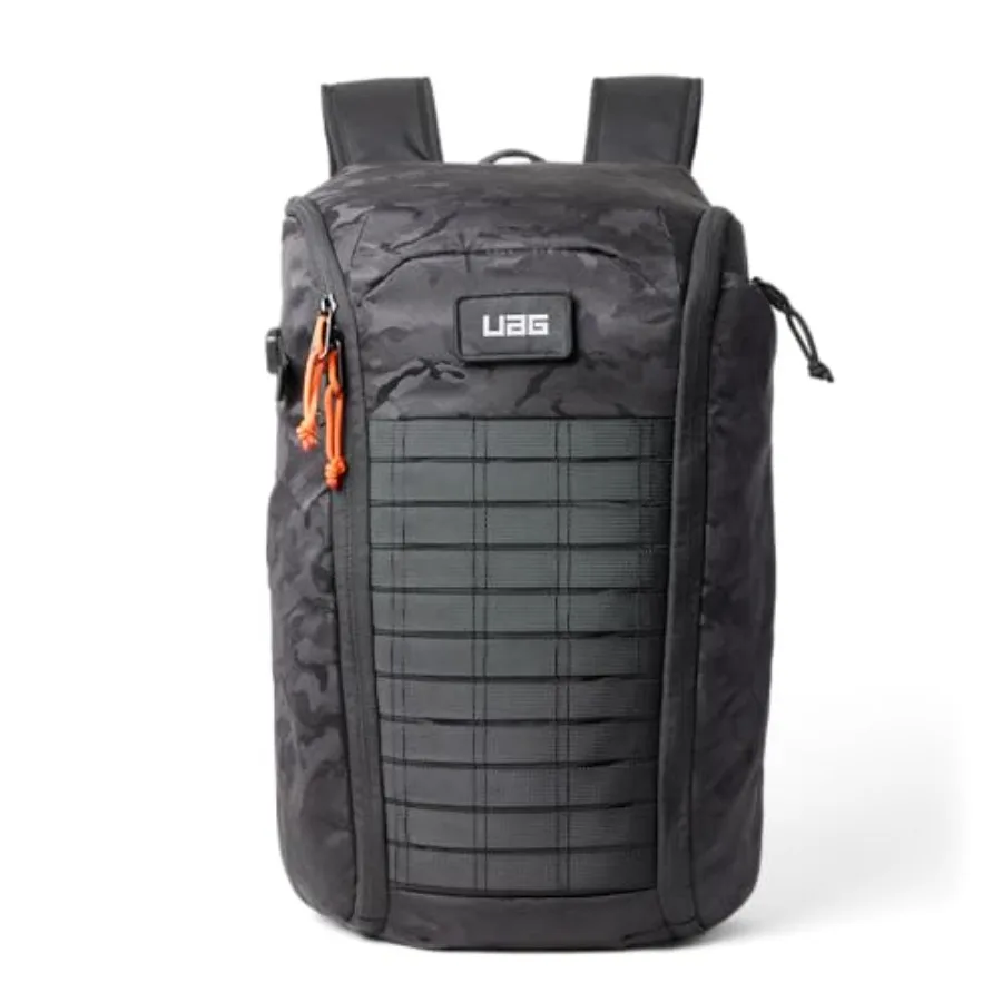 

URBAR ARMOR GEAR UAG Laptop Backpack - Lightweight Travel Carry-on Lage Daypack Fits up to 16" Laptop, Civilian Midnight Camo