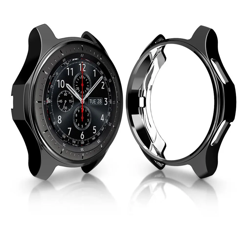 Watch Case for Gear S3 -Proof Shatter-Resistant Protective Cover Full Front Soft Shell Scratch Drop Bump Protection